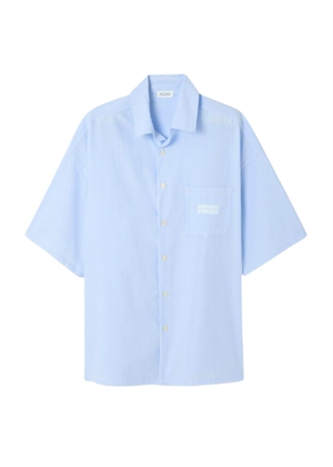 Eluabird skjorte Blue Stripes American Vintage 